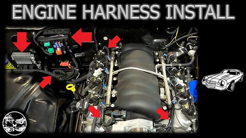 LS Swap 21 - Routing And Mounting The Engine Wiring Harness
