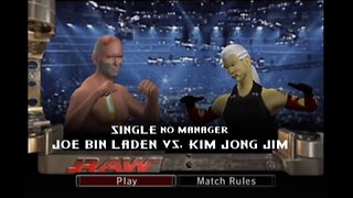 WWE Smackdown vs. Raw 2006 - Joe Bin Laden VS Kim Jong Jim