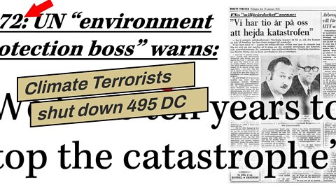 Climate Terrorists shut down 495 DC beltway…