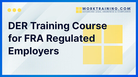 DER Training Course for FRA Regulated Employers