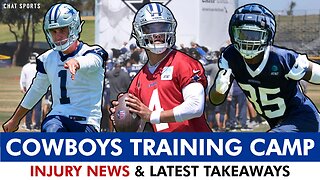 Dallas Cowboys Training Camp Takeaways On Injury News & Dak Prescott