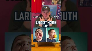 What’s The World Record?! #fyo #animals #guessinggame #guinnessworldrecords #mouth #records