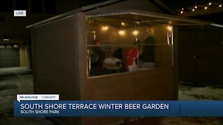 South Shore Terrace Winter Beer Garden opens its chalets