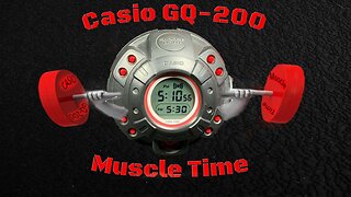 Casio GQ-200 G-Shock Inspired Alarm Clock