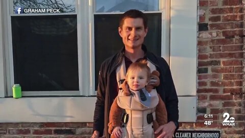 Canton man, two-year-old son bring back charm to charm city with daily cleanup