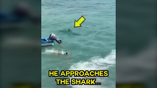 Caught on Camera 2023 - JetSki Tries to Save Swimmer From Massive Shark