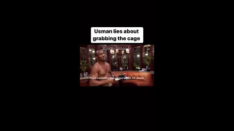 When Kamaru Usman WAS CALLED OUT for "Grabbing the Cage" then Lying on TUF #kamaruusman #mmanews