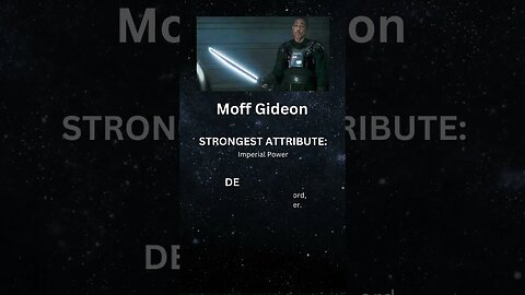 Star Wars Character Spotlight: Moff Gideon #shorts