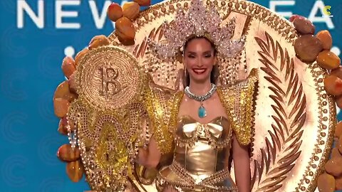 Miss El Salvador wears ₿itcoin outfit to Miss Universe 2023 💃🤑