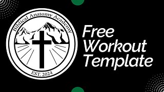 Free Workout Plan Template in Excel #FitnessPlanner #ExcelTemplates #WorkoutPlan