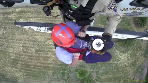 CHP rescues an injured hiker from a trail in Napa