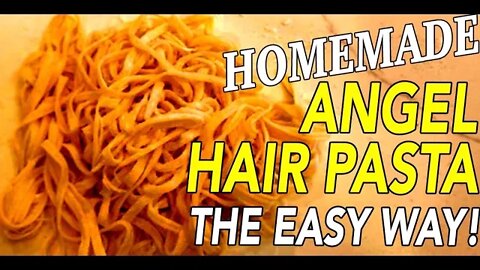 HOW TO MAKE THE BEST HOMEMADE ANGEL HAIR PASTA | Kitchen Bravo