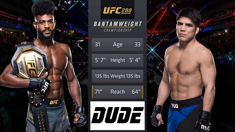 ALJAMAIN STERLING vs HENRY CEJUDO - UFC 288 - Ai Prediction - Game is on Dude!