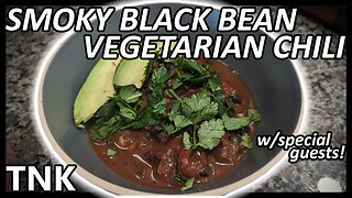 Smoky Black Bean Vegetarian Chili All In The Instant Pot!! | The Neighbors Kitchen