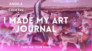 ART JOURNAL MIXED MEDIA | DIY ART JOURNAL IDEAS | ART JOURNAL FLIP THROUGH | DIY ART JOURNAL BOOK