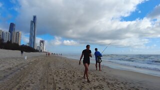 Australia Beach Walk - Surfer Paradise Beach | Gold Coast