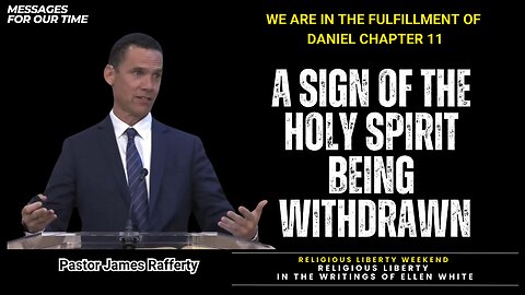 A Sign of The Holy Spirit Being Withdrawn | Pastor James Rafferty (Subtitle Indonesia)