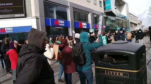 Stand Up to Racism speech at Birmingham Cost of Living protest