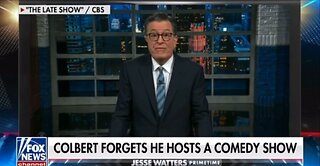Colbert is beginning to panic as Trumps poll numbers rise