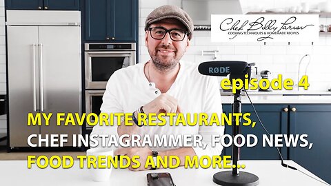 Episode 4 Food Podcast, My Favorite Restaurant, Chef, Food News, Food Trends and more