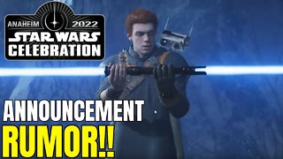 Star Wars Jedi: Fallen Order 2 Announcement At Star Wars Celebration!! (RUMOR)