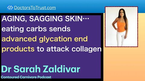 SARAH ZALDIVAR 3 | AGING, SAGGING SKIN…eat carbs: advanced glycation end products attack collagen