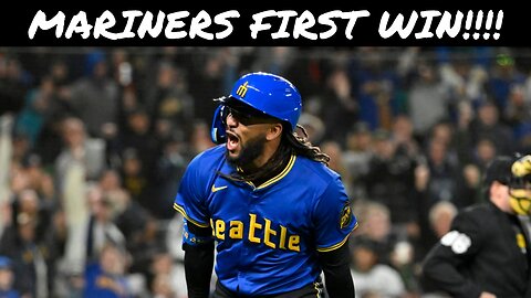 JP Crawford Lifts the Mariners to their First win!