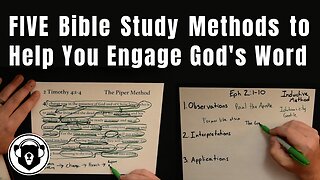 Bearing Up Episode 78 - FIVE Bible Study Methods to Help You Engage God's Word