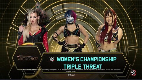 WWE Fastlane Iyo Sky vs Asuka vs Charlotte Flair for the WWE Women's Championship