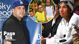 Rob Kardashian and Tyga call out Blac Chyna for child support complaints