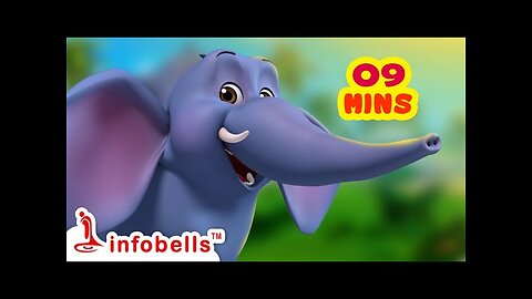 Hathi raja kahan chale and much more | Hindi Rhymes for Children | infobells