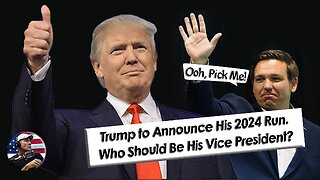 Donald Trump about to Announce His Run for the White House. Who should be his Vice President?