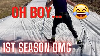 FIRST Season XC Skiing - My Results - VLOG