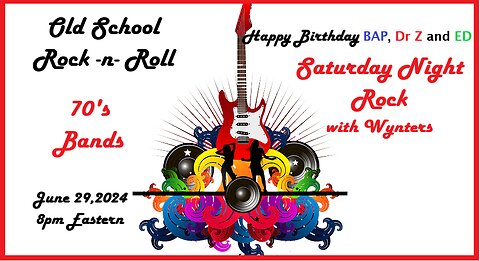 Old School Rock - (Happy Birthday BAP, DrZ and Ed!)