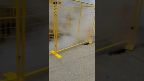 High Pressure Steam Leak on Naval Base