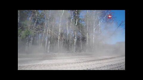 Russian Iskander OTRK crews deploying and launching rockets at one of the mercenaries's bases