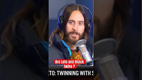 Jared Leto reacts to rumor he and Scott Disick are twins. #tmz , #shorts