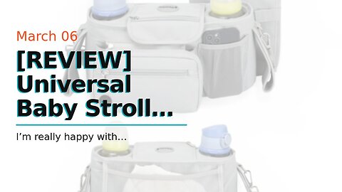[REVIEW] Universal Baby Stroller Organizer Bag with Portable Changing Pad & 2 Hooks Durable Wat...