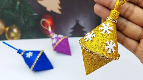 ❄Christmas Crafts❄ Easy and Quick Christmas Ornaments Making🎄 Handmade Christmas Crafts Idea