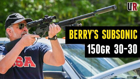 30-30 Subsonic Loads with Berry's 150gr Plated Bullets!