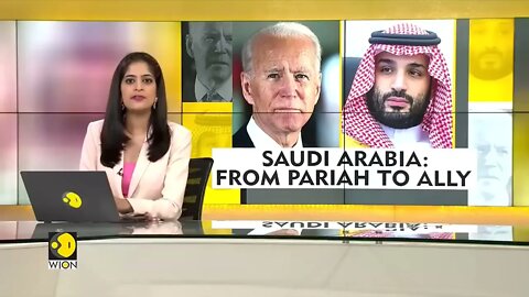 Breaking News President Joe Biden arrives in lands in Jeddah to reset US Saudi Arabia ties