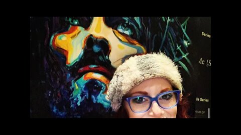 Woman Painting Jesus Christ Crown of Thorns | Time Lapse Extended Version | Acrylic Painting ~
