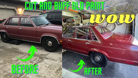 1978 MERCURY ZEPHYR. CUT AND BUFF OLD OXIDIZED PAINT [HOW TO]