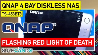 QNAP Status Light Flashing Red TS-453BT3 NAS BIOS Flash Full disassembly repair attempt!