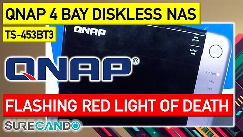 QNAP Status Light Flashing Red TS-453BT3 NAS BIOS Flash Full disassembly repair attempt!