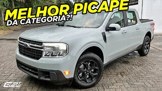 NOVO FORD MAVERICK LARIAT FX4 2.0 TURBO CINZA DOVER 2022 EM DETALHES