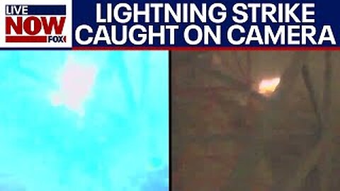 Phoenix monsoon storm: massive lightning strike caught on camera | LiveNOW from FOX
