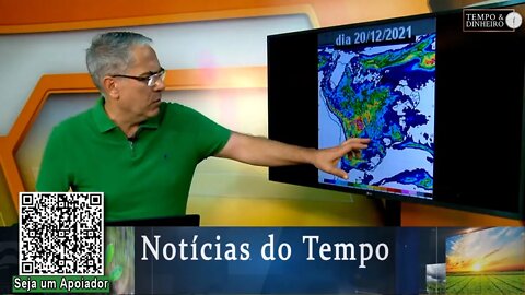 MG tem alerta de chuva forte e no RS rápida e mal distribuída.