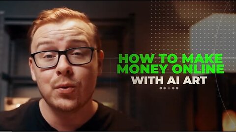 How To Make Money Online With AI Art.💸