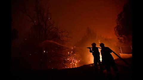 U.S. Navy dispatches aircraft to help with Greek wildfires